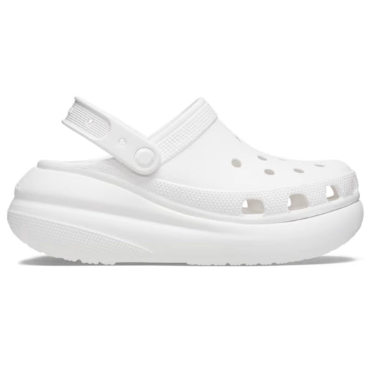 CROCS™ Crush Clog Γυναικείο Σαμπό Πλατφόρμα White 100