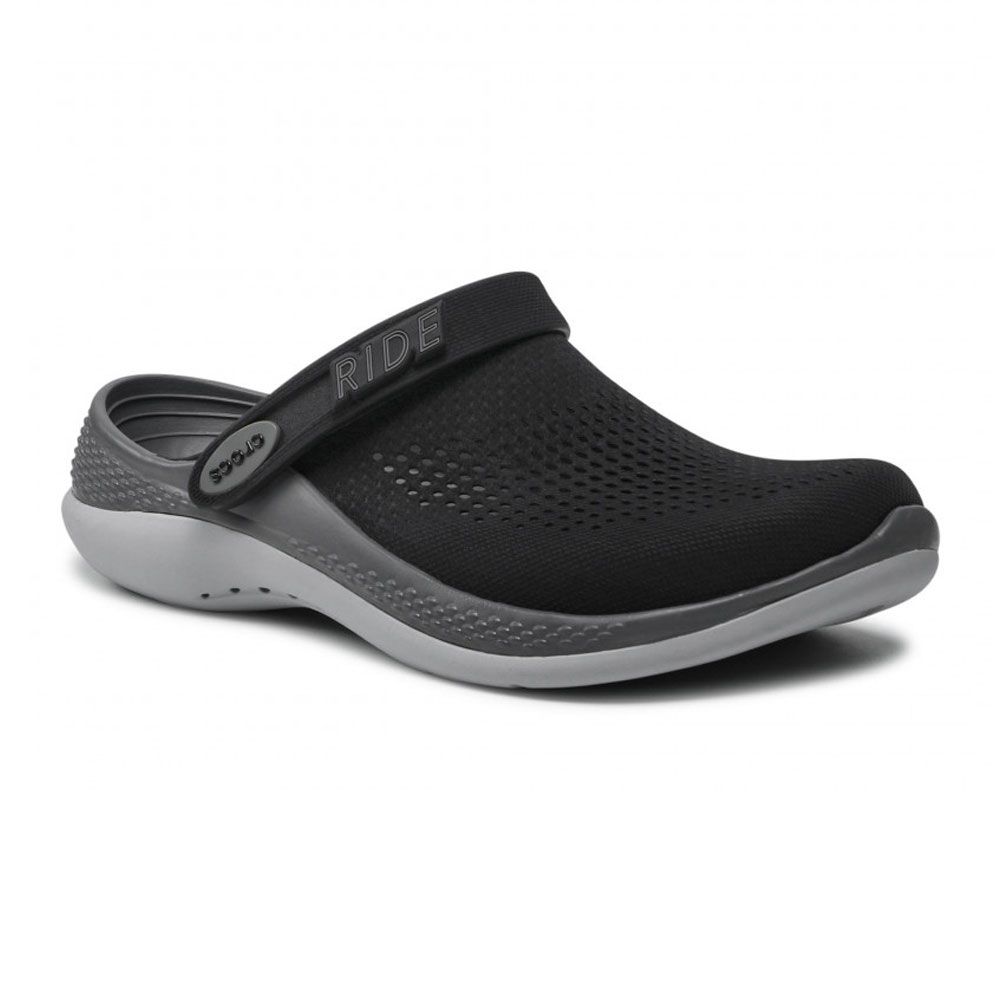 Crocs Literide 360 Clog Unisex Ανατομικό Σαμπό Black Slate Grey