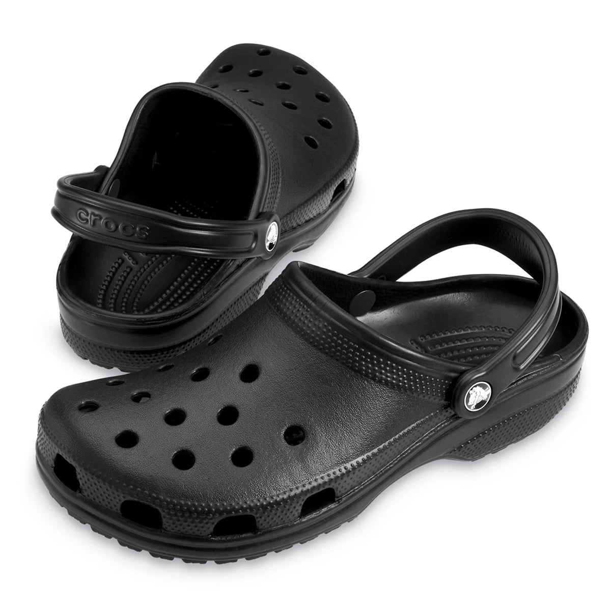 Crocs Classic Clog K Ανατομικό Παιδικό Σαμπό Μαύρο 001