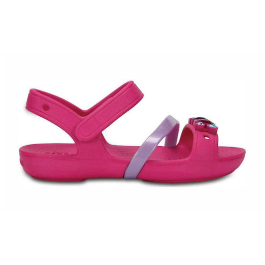 Crocs Lina Sandal Παιδικό Ανατομικό Σανδάλι Ροζ