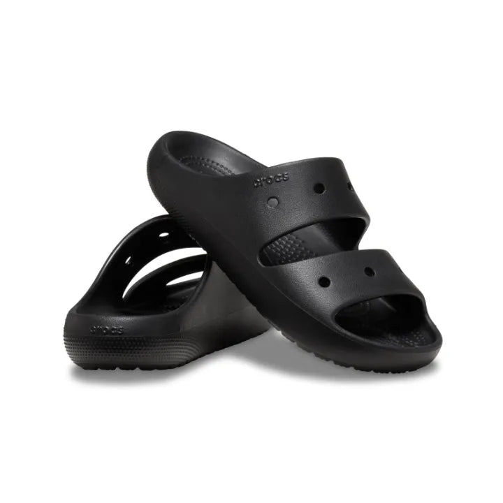 Crocs Classic Sandal v2 Unisex Ανατομική Παντόφλα Μαύρη 001