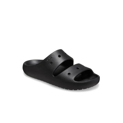 Crocs Classic Sandal v2 Unisex Ανατομική Παντόφλα Μαύρη 001