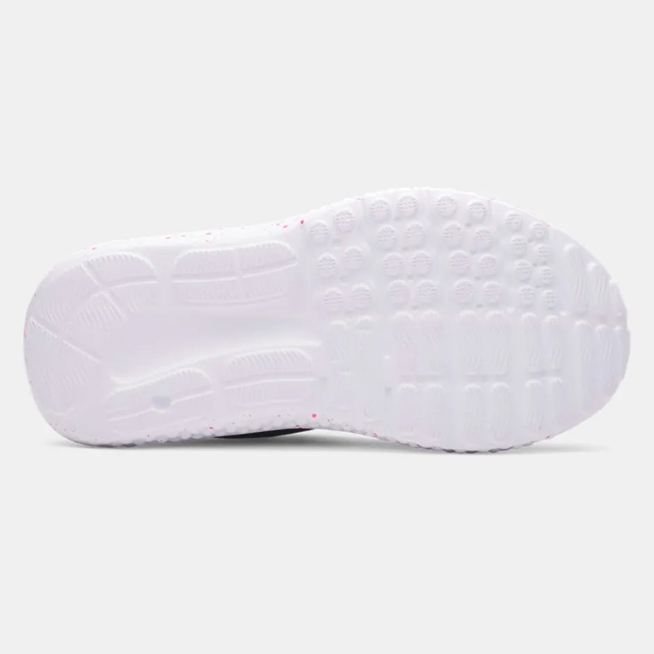 Under Armour UA GPS Surge 4 AC παιδικό αθλητικό μπλε-ροζ, κάτω όψη σόλας