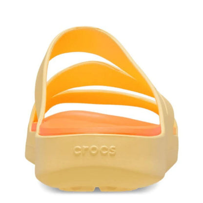 Crocs Getaway Strappy Γυναικεία Ανατομική Παντόφλα Golden Hour 78Z