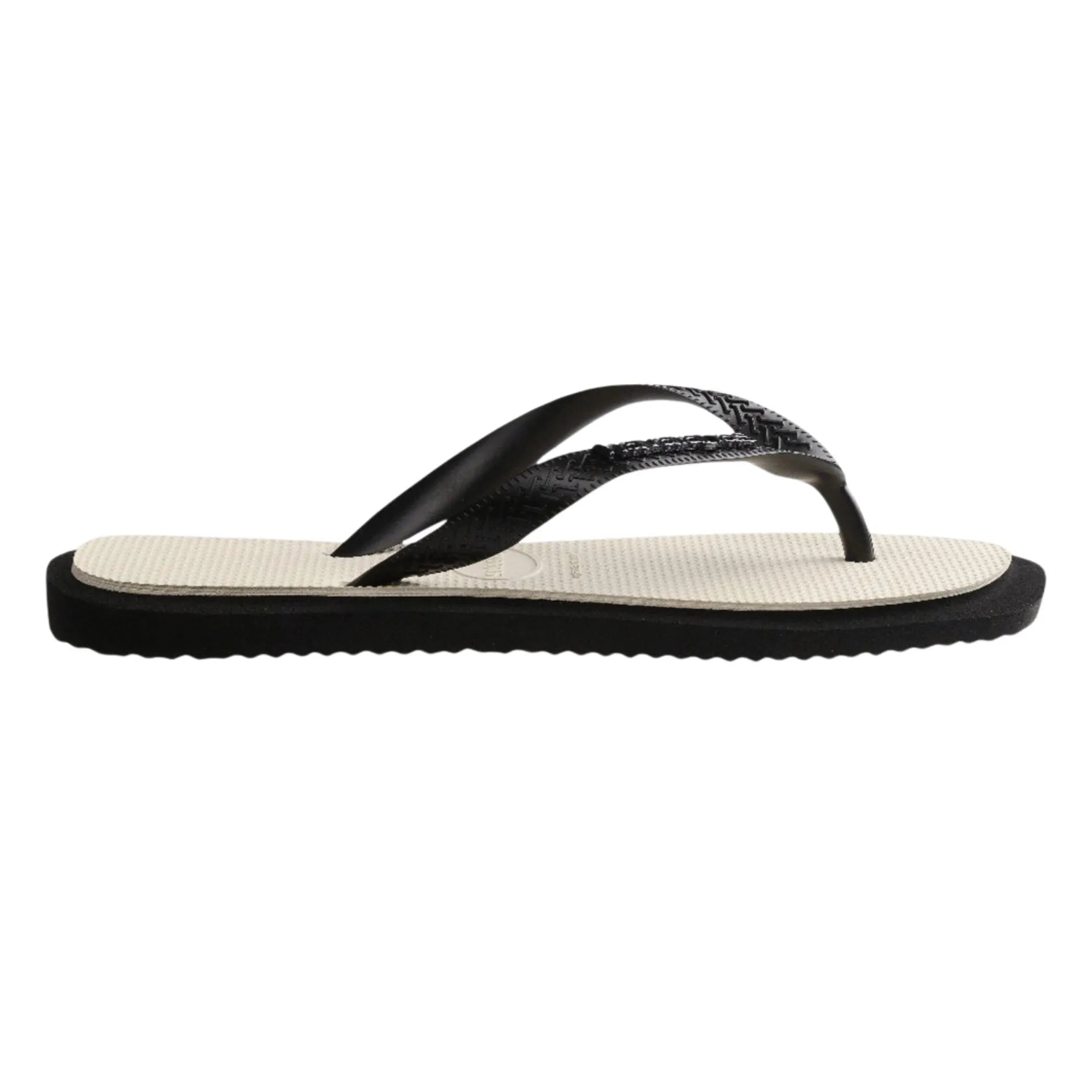 Havaianas Top Square Fusion FC Black Ecru πλάγια έξω