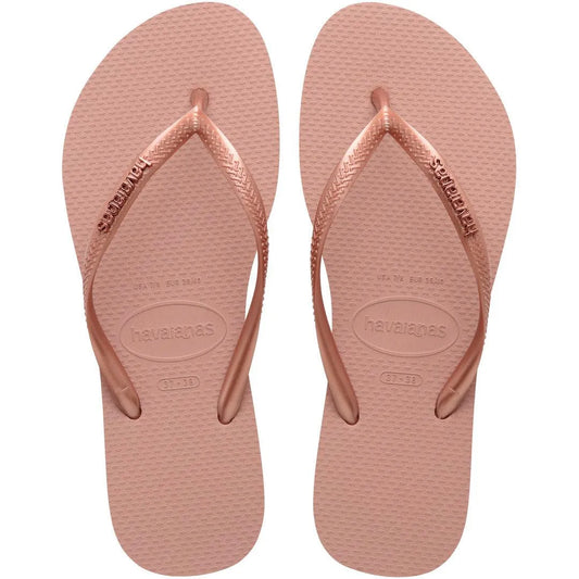 Hawaianas Rosa Crocus Slim Logo Metallic Λήψη από πάνω