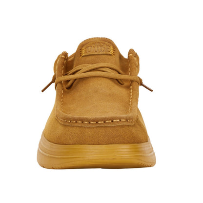 HEY DUDE Wally Comf Suede Ανδρικό Μοκασίνι Καφέ