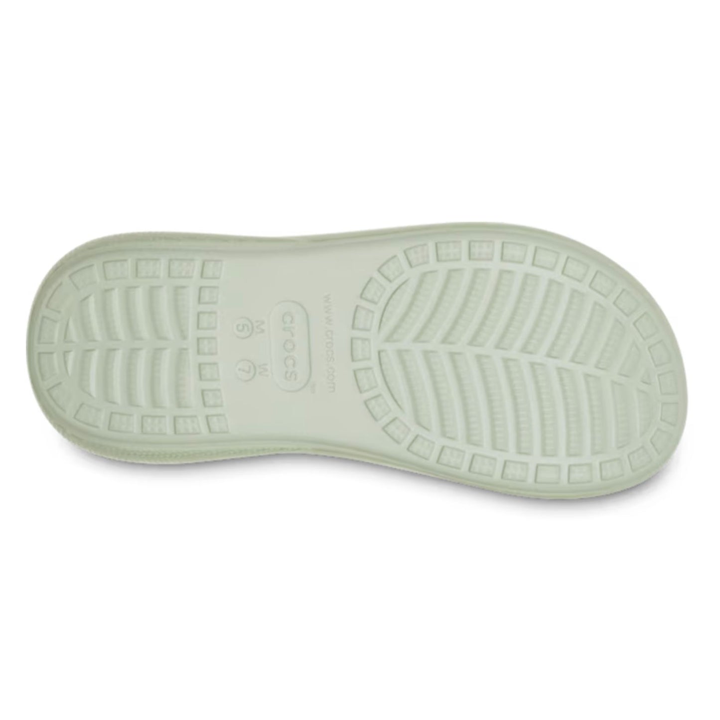 Crocs Crush High Shine Slide Γυναικεία Πλατφόρμα Plaster