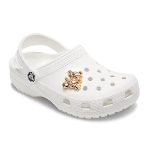 Crocs Jibbitz Gold Teddy Bear Μεταλλικό Αξεσουάρ