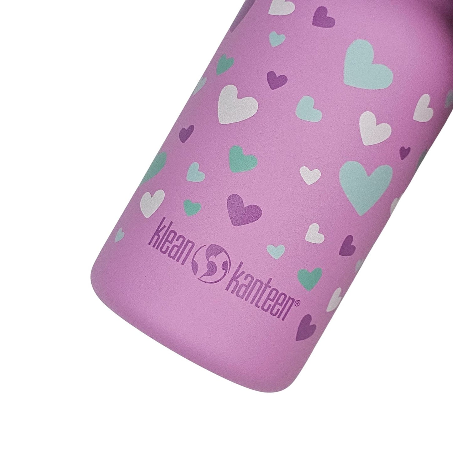 Klean Kanteen® Kid Classic Ανοξείδωτο Παγουρίνο Orchid Hearts