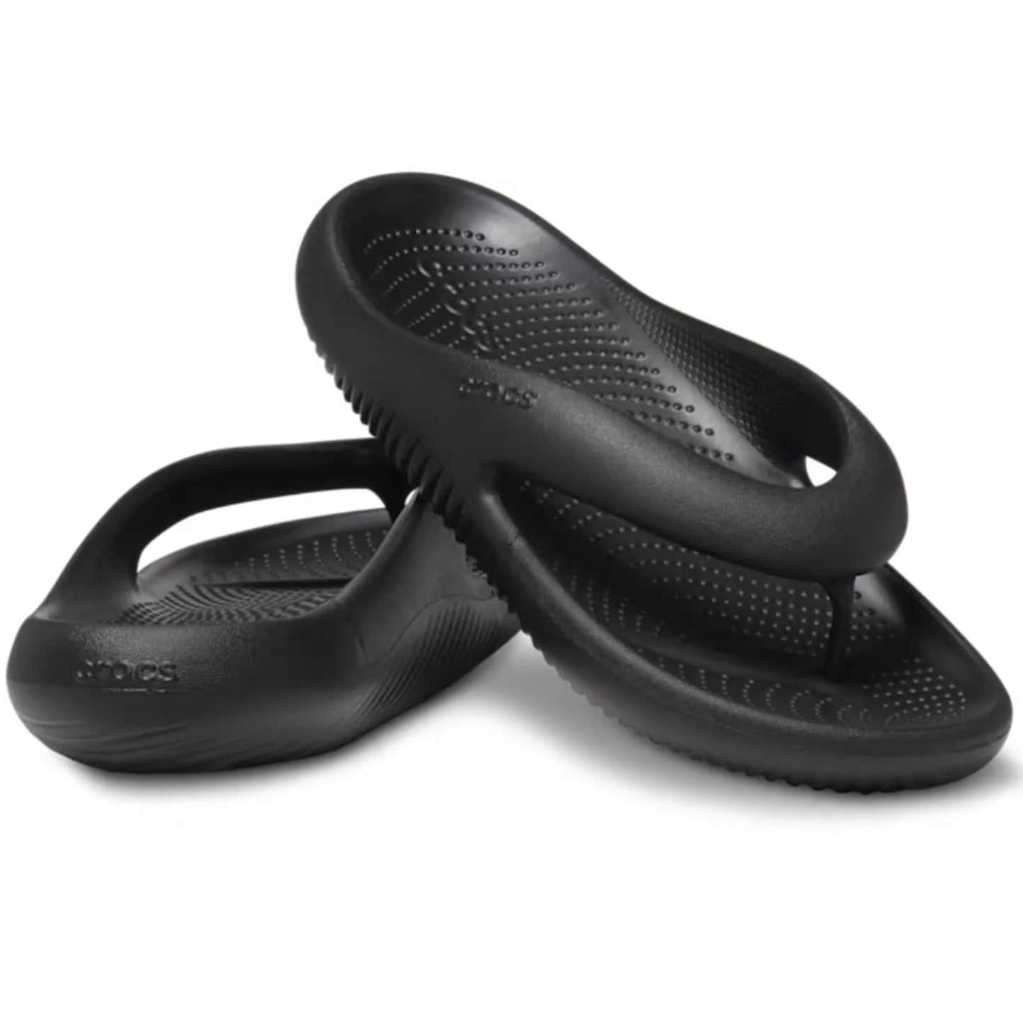 CROCS™ Mellow Flip Unisex Ανατομική Σαγιονάρα Μαύρη