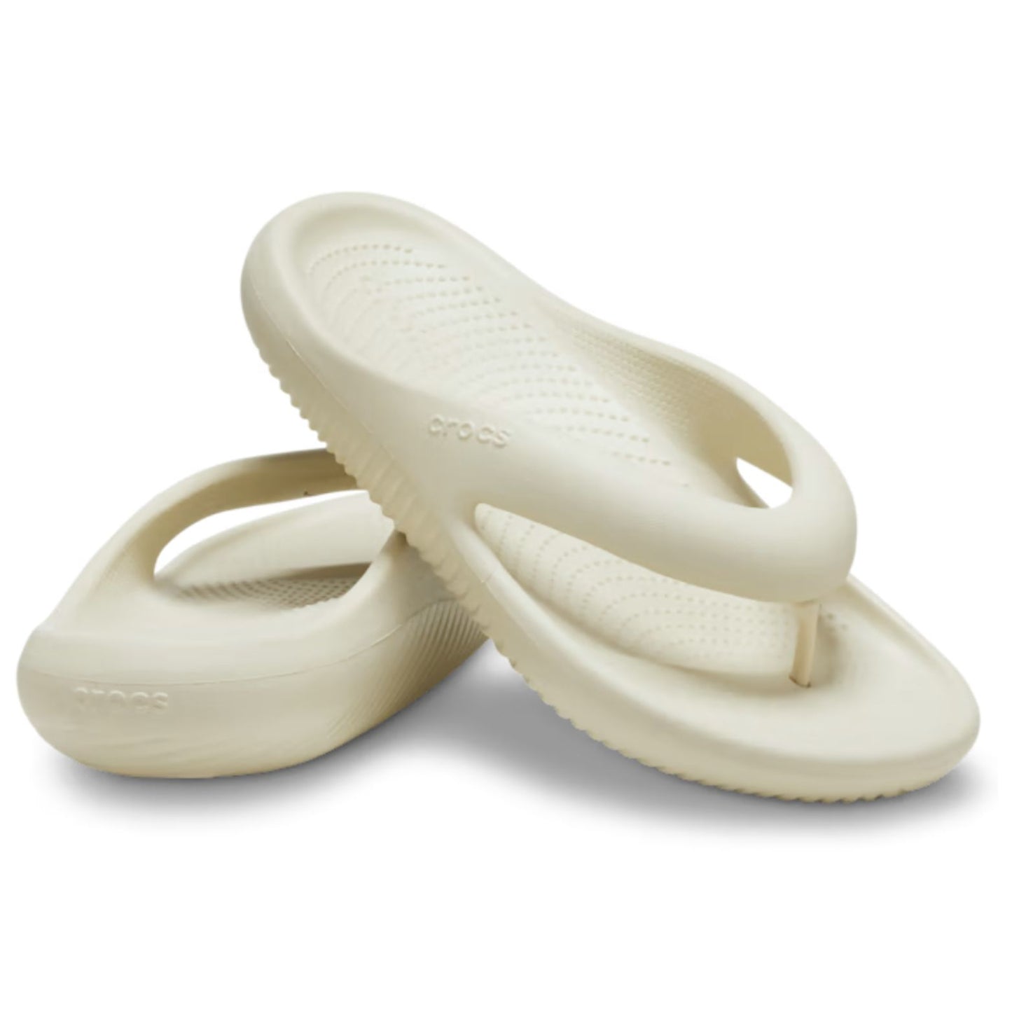 CROCS™ Mellow Recovery Flip Unisex Ανατομική Σαγιονάρα Μπεζ