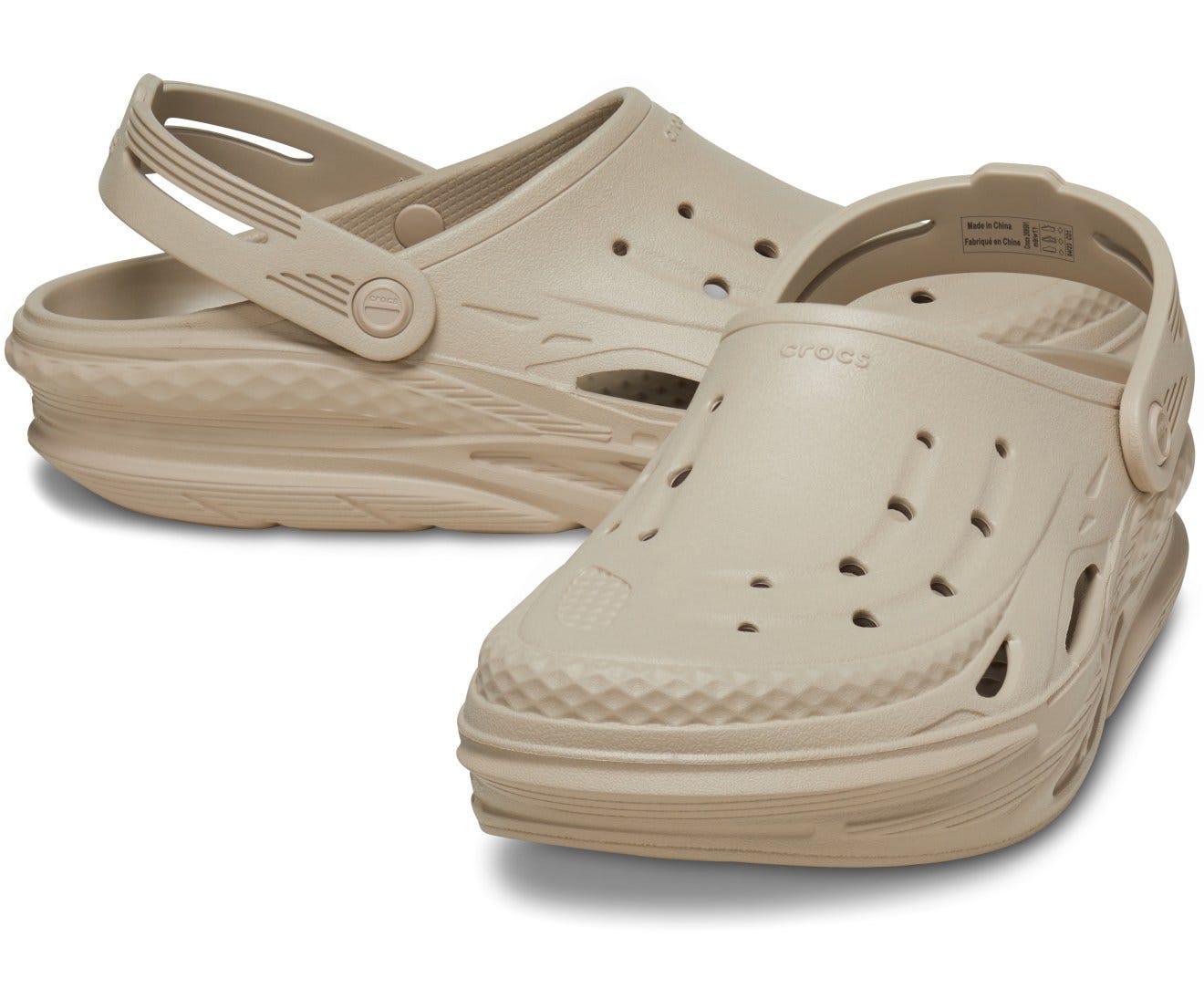 CROCS™ Off Grid Clog Unisex Σαμπό Cobblestone 2V3