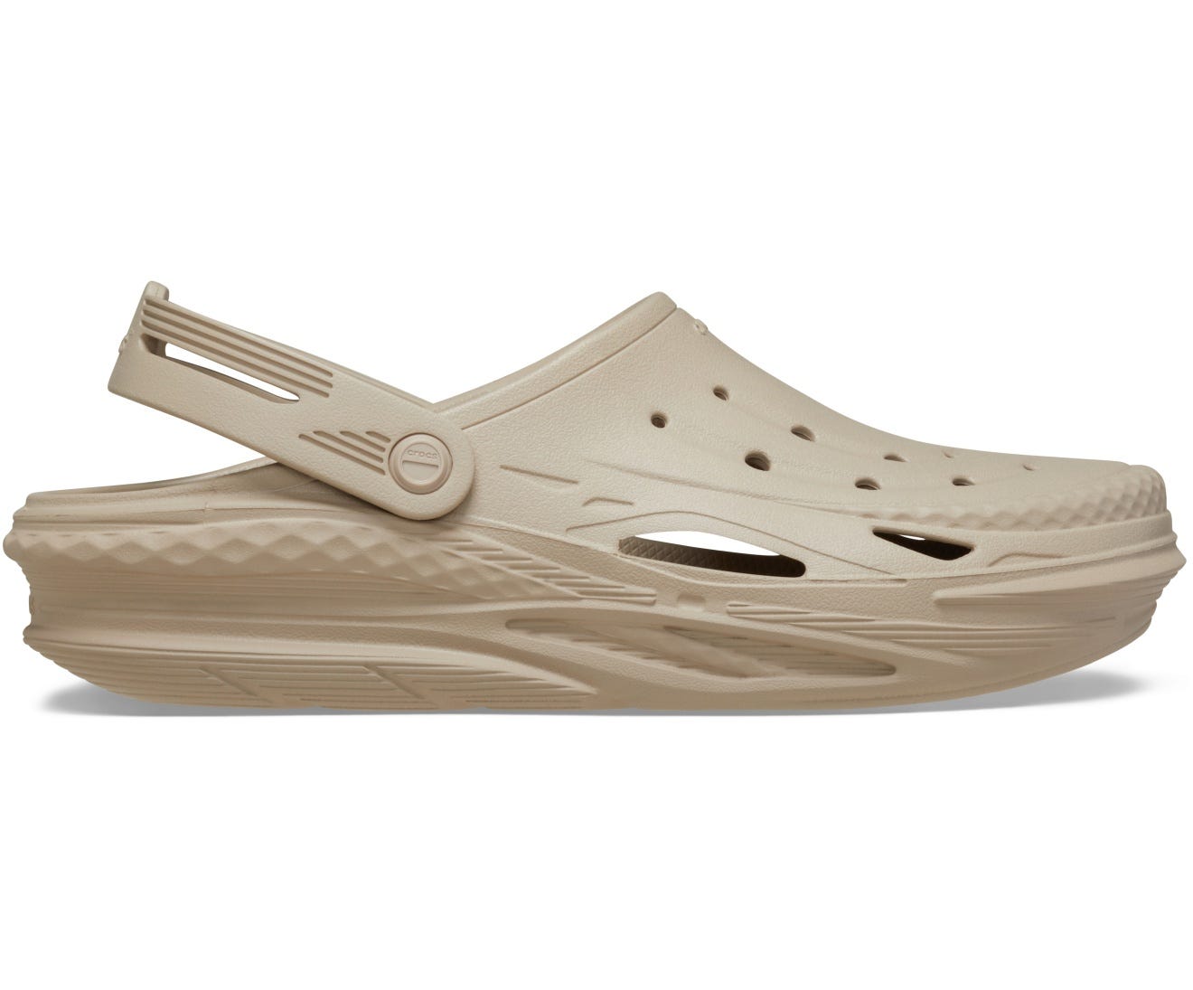 CROCS™ Off Grid Clog Unisex Σαμπό Cobblestone 2V3