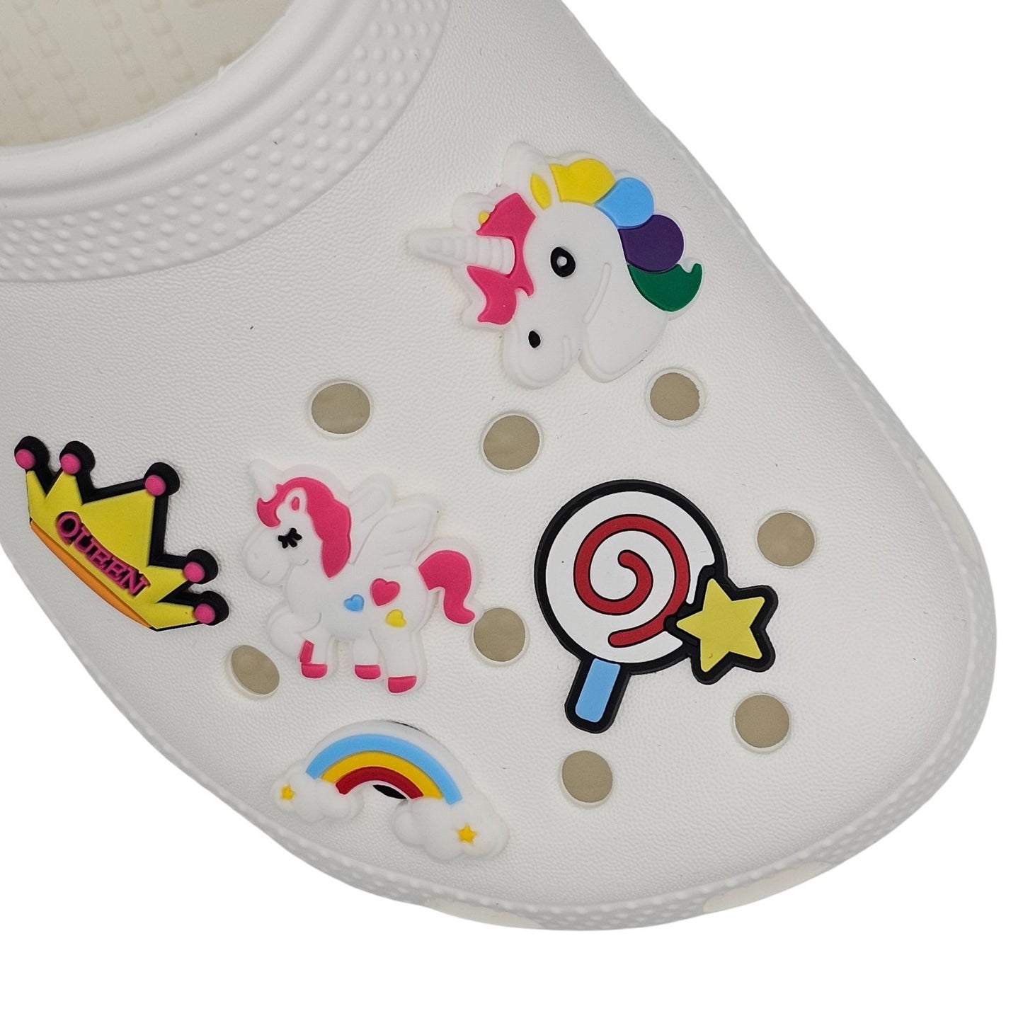 Αξεσουάρ Διακοσμητικά για Crocs  - White Multi Unicorn