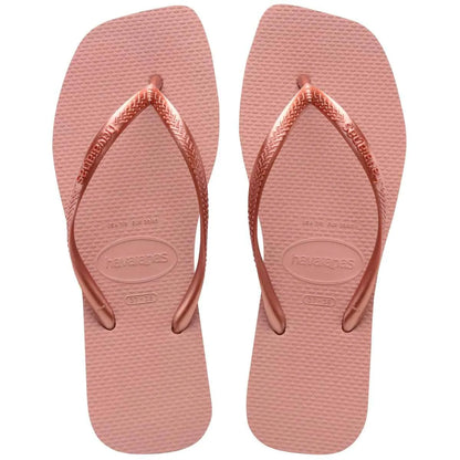  Havaianas Slim Square σε ροζ απόχρωση, από πάνω όψη