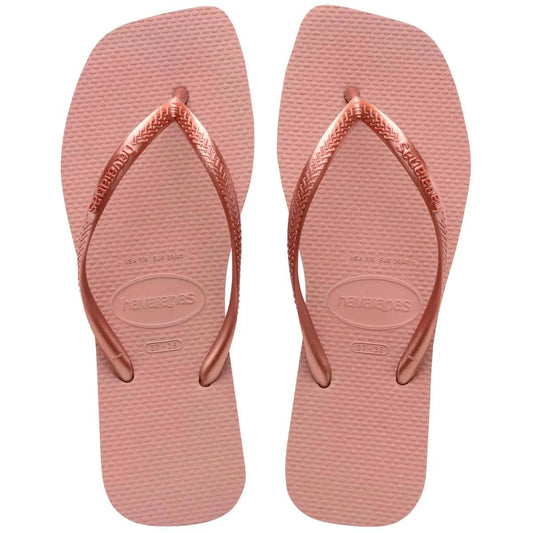  Havaianas Slim Square σε ροζ απόχρωση, από πάνω όψη