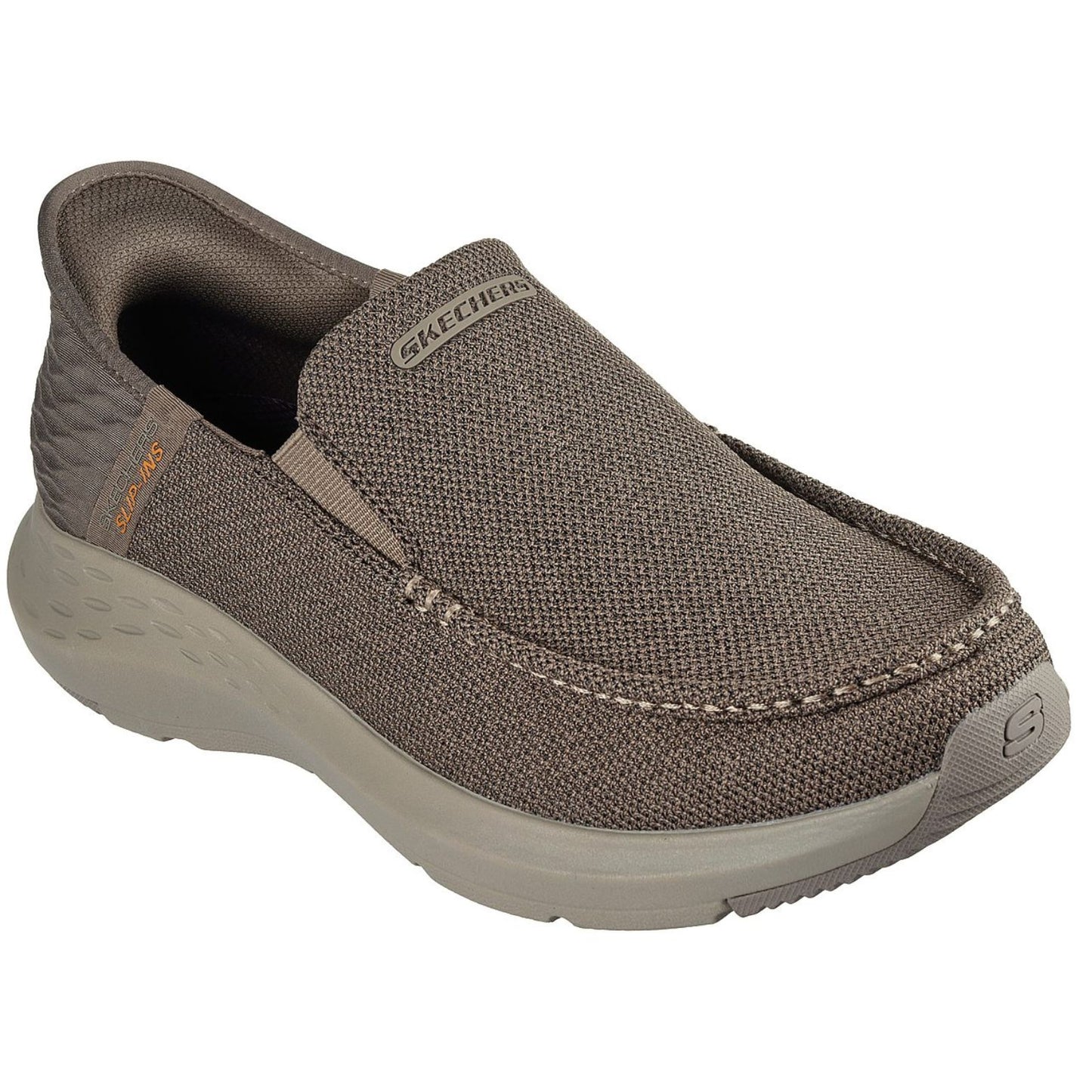 Skechers Parson Ralven Ανδρικά Slip-Ins Αθλητικά Μπεζ TPE