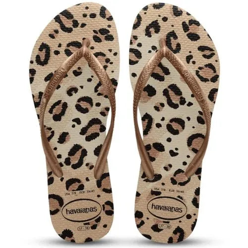 Hawaianas Slim Animals Γυναικεία Σαγιονάρα 4103352-6516 Beige