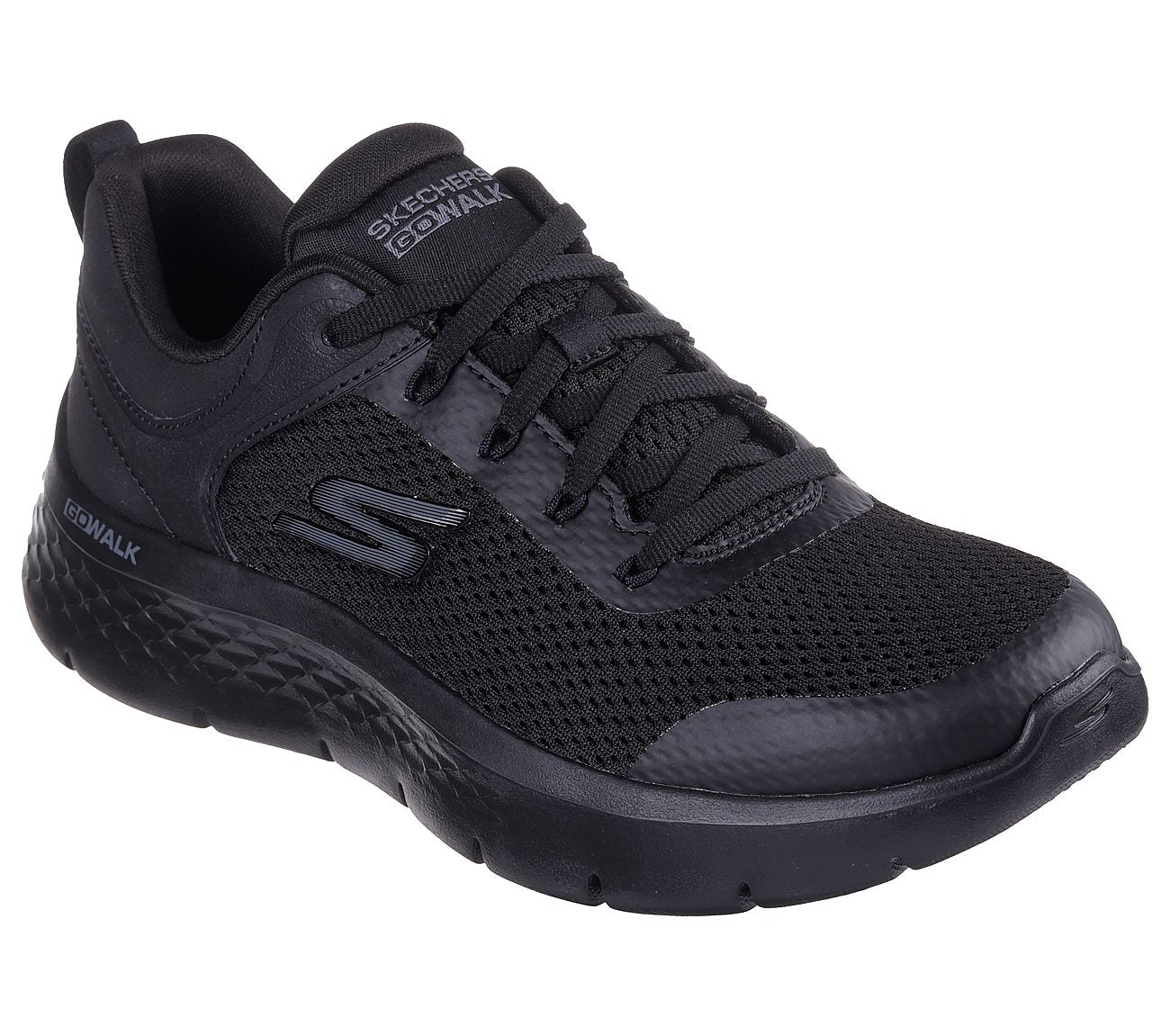 Skechers Go-Walk Flex Γυναικείο ΑΘλητικό Μαύρο BBK