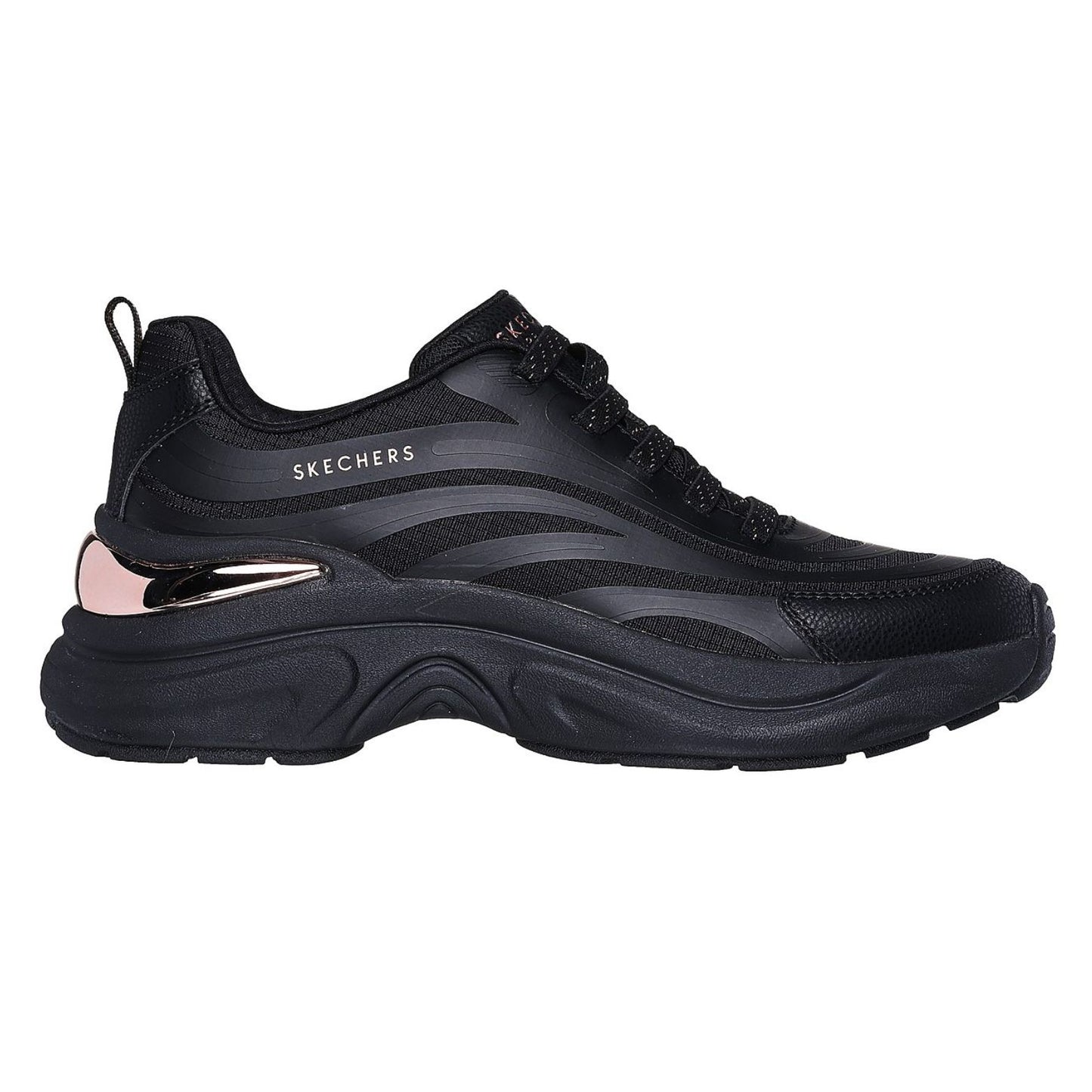 Skechers Hazel-Step N Flow Γυναικείο Αθλητικό Μαύρο BBK