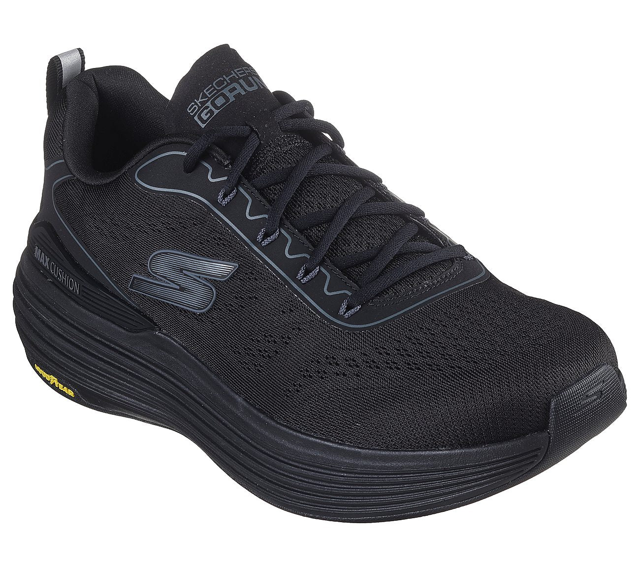 Skechers Max Cushioning Suspension Voyager Ανδρικό Running Μαύρο