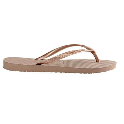 Hawaianas Slim Logo Metallic Γυναικεία Σαγιονάρα 4119875-6459 Rosa/Crocus