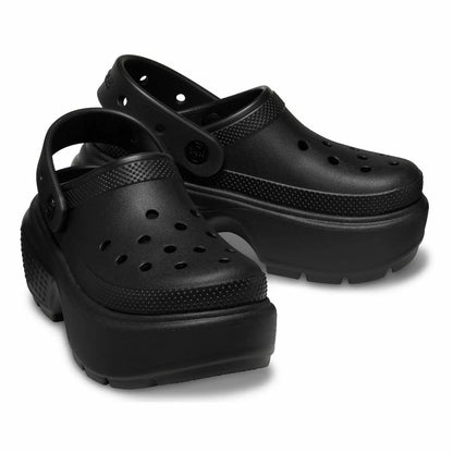 Crocs Stomp Clog Γυναικεία Σαμπό Black