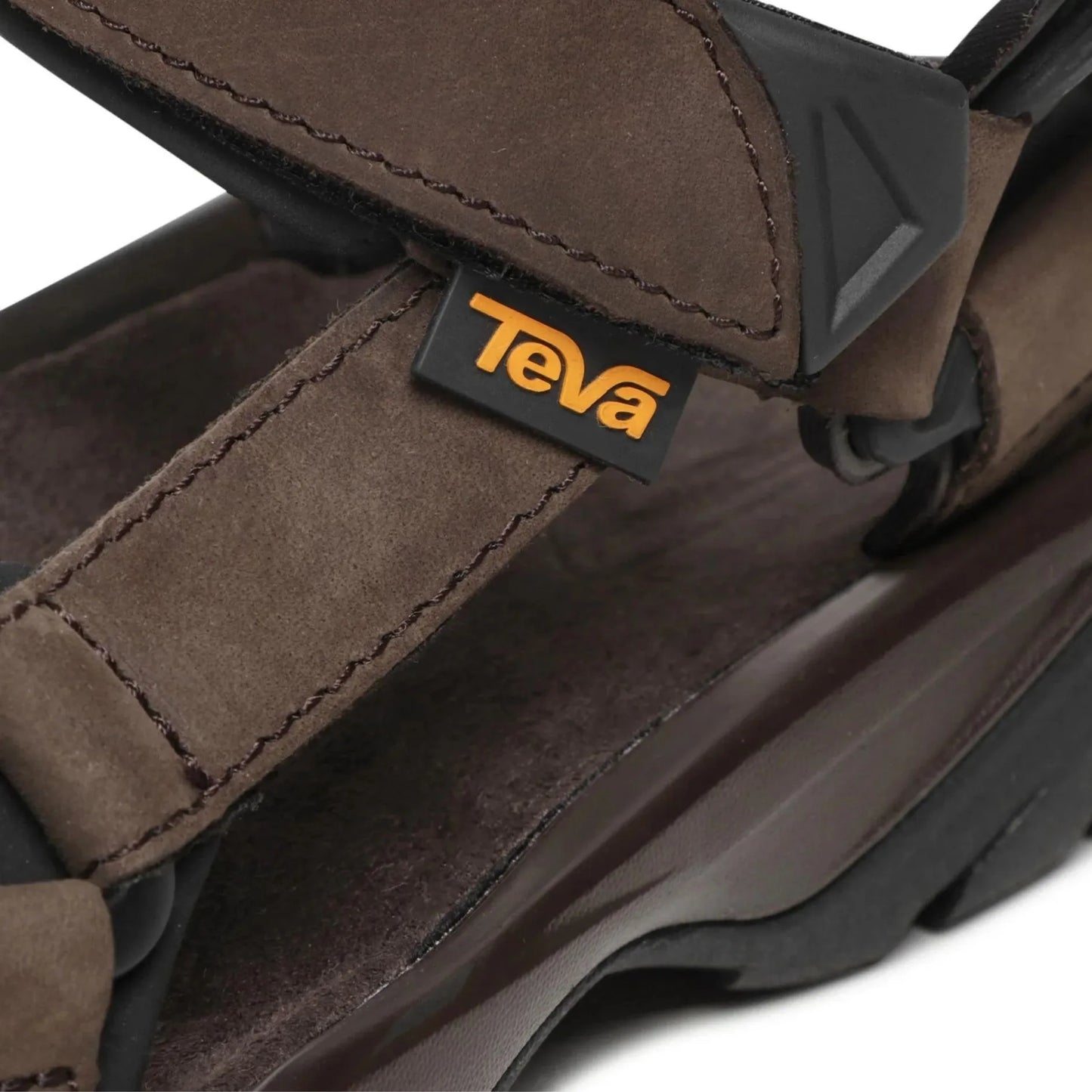 teva terra fi 5 universal leather tkcf ανδρικά δερμάτινα σανδάλια Κοντινή λήψη με λεπτομέρεια στο υλικό