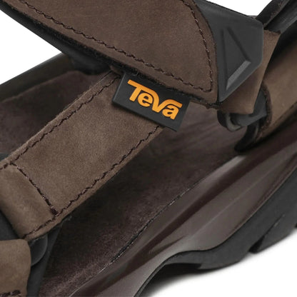 teva terra fi 5 universal leather tkcf ανδρικά δερμάτινα σανδάλια Κοντινή λήψη με λεπτομέρεια στο υλικό