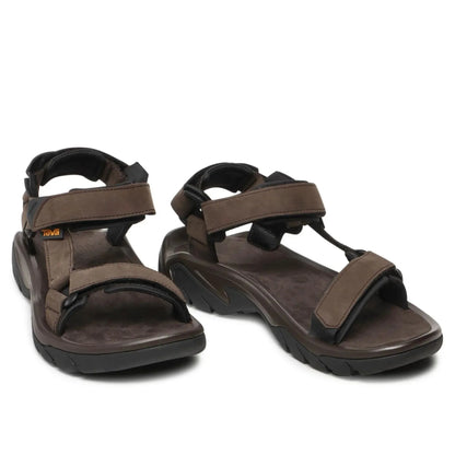 teva terra fi 5 universal leather tkcf ανδρικά δερμάτινα σανδάλια όψη 3/4 εσωτερική πλευρά