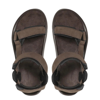 teva terra fi 5 universal leather tkcf ανδρικά δερμάτινα σανδάλια πάνω όψη