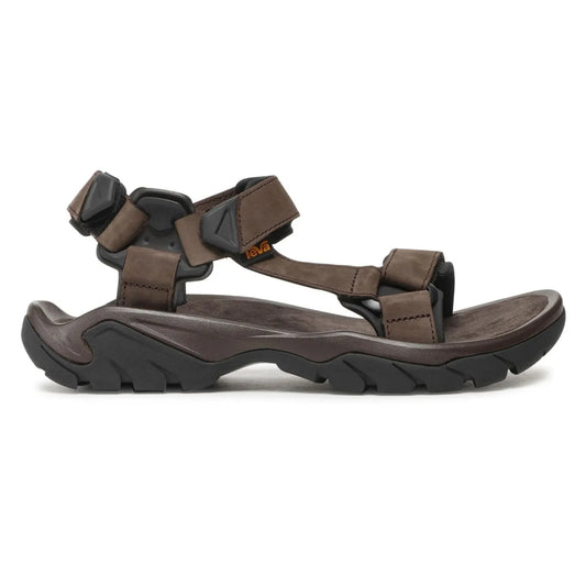 teva terra fi 5 universal leather tkcf ανδρικά δερμάτινα σανδάλια πλάγια όψη εξωτερική πλευρά