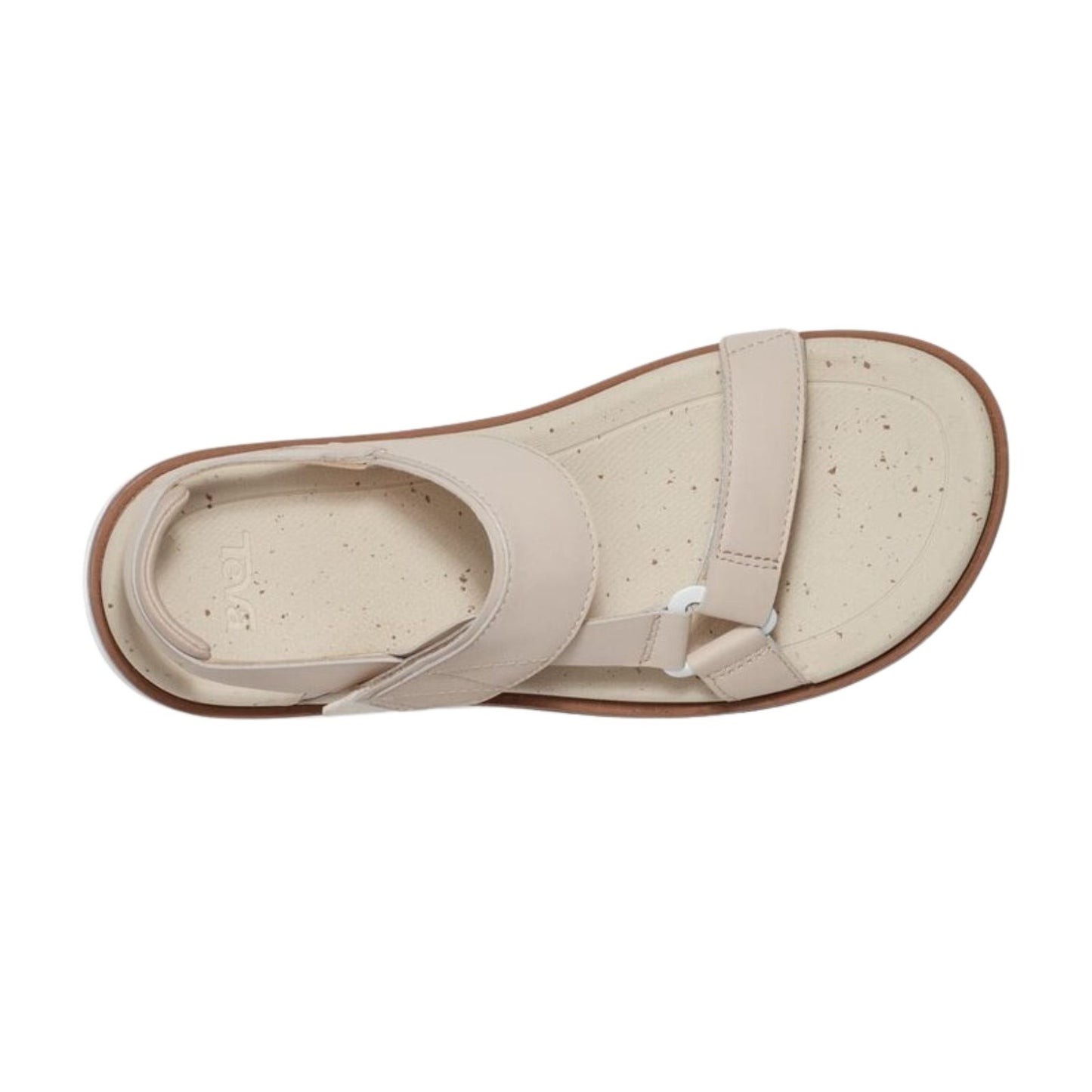 TEVA W Madera Slingback Γυναικείο Δερμάτινο Σανδάλι Μπεζ