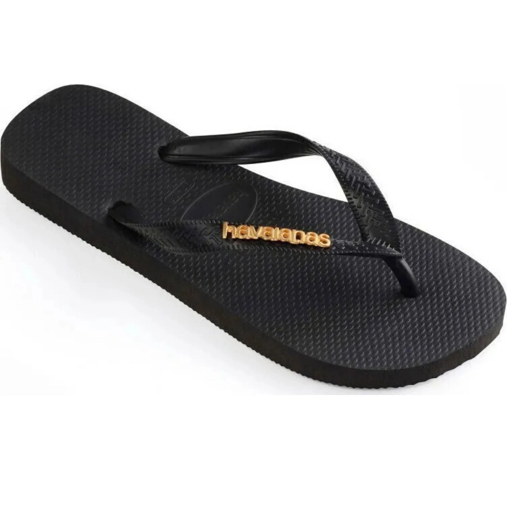 Havaianas Top Logo Metallic Black 3/4 έξω