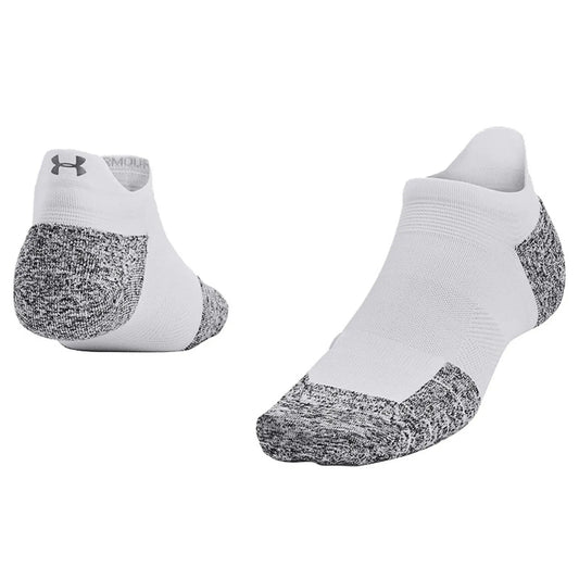 Under Armour UA ArmourDry Run Cushion Unisex Κάλτσες Για Τρέξιμο Άσπρες