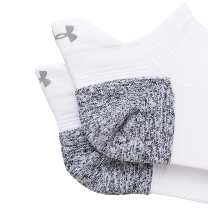 Under Armour UA ArmourDry Run Cushion Unisex Κάλτσες Για Τρέξιμο Άσπρες
