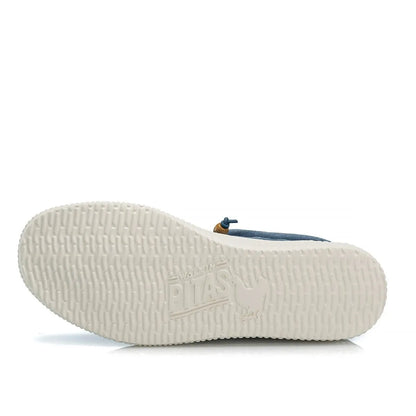 pitas wp150 wallabi washed azul μπλε γυναικεία παπούτσια κάτω όψη σόλας