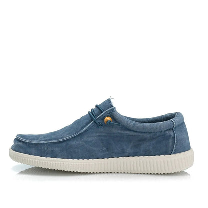 pitas wp150 wallabi washed azul μπλε γυναικεία παπούτσια πλάγια όψη εσωτερική πλευρά