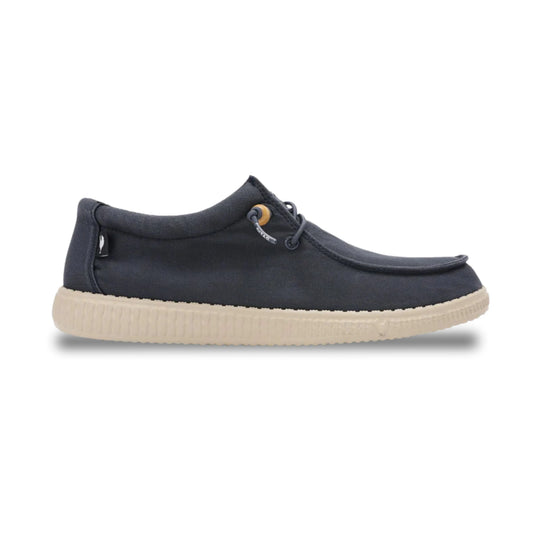 pitas wp150 wallabi washed marino μπλε ανδρικά παπούτσια πλάγια όψη εξωτερική πλευρά