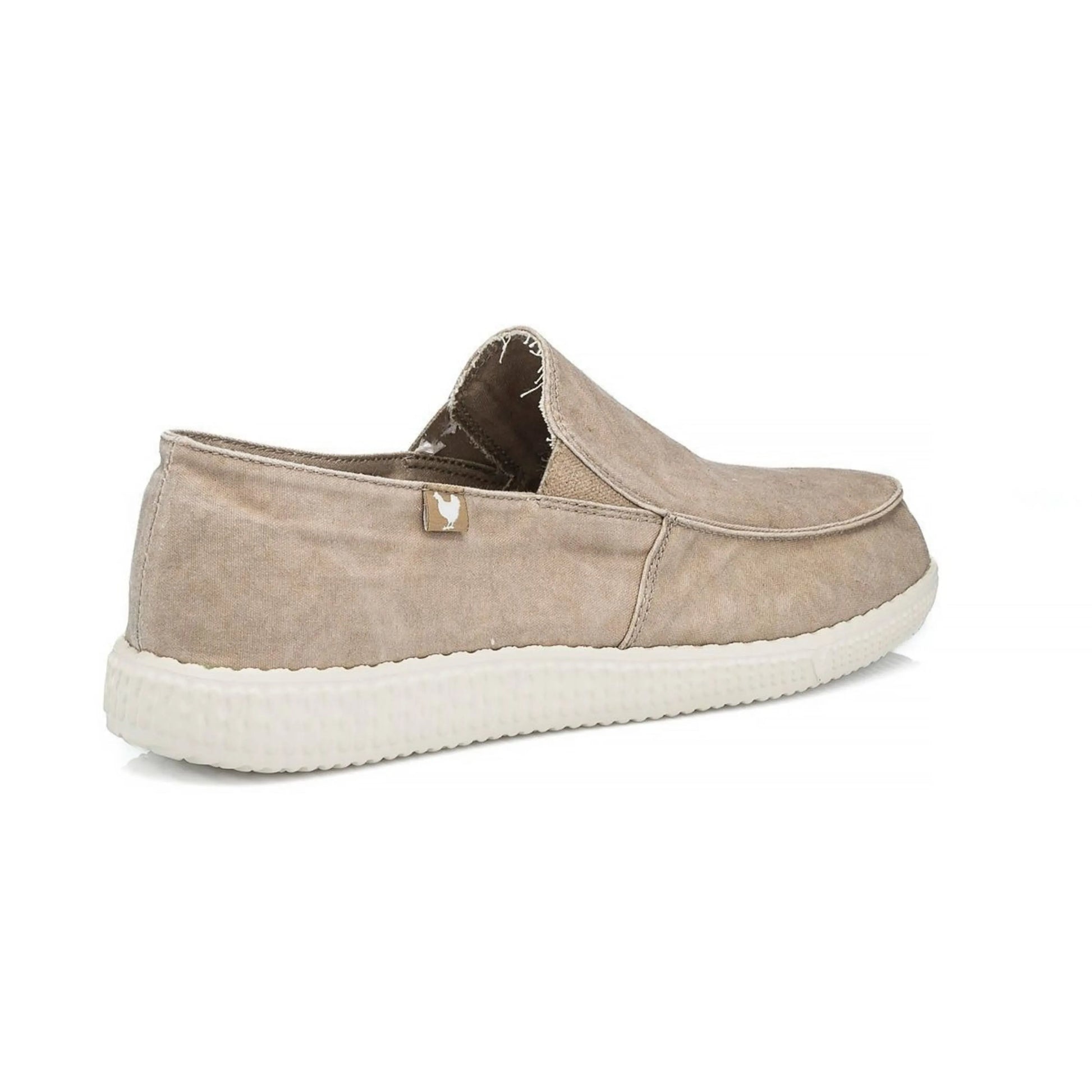 pitas wp150 slip-on washed μπεζ ανδρικά παπούτσια πίσω όψη