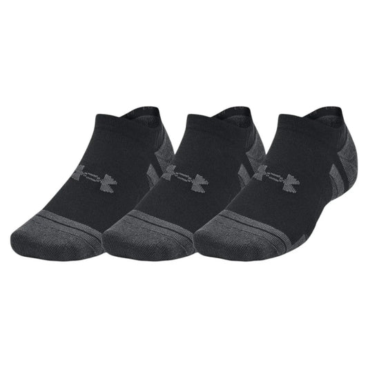 Under Armour UA Performance Tech 3pk No Show Unisex Κάλτσα Μαύρη