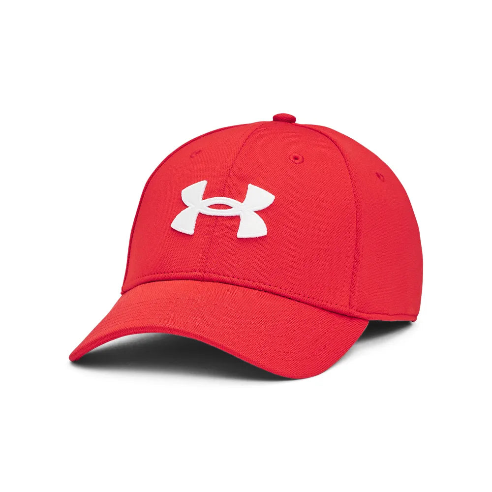under armour mens ua blitzing καπέλο μπροστινή όψη, κόκκινο