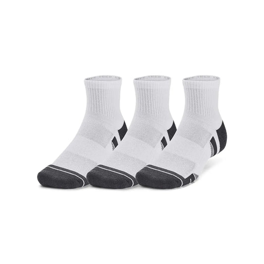 Under Armour Ua Performance Tech Αθλητικές Κάλτσες Λευκές 3 Ζεύγη