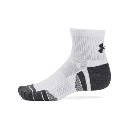 Under Armour Ua Performance Tech Αθλητικές Κάλτσες Λευκές 3 Ζεύγη