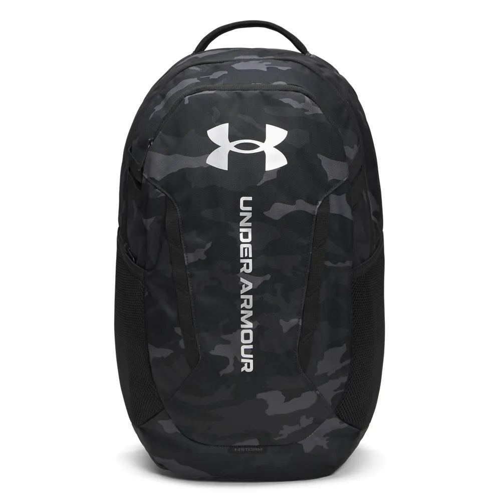 under armour hustle 6.0 backpack μπροστινή όψη