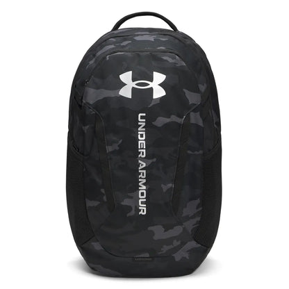 under armour hustle 6.0 backpack μπροστινή όψη