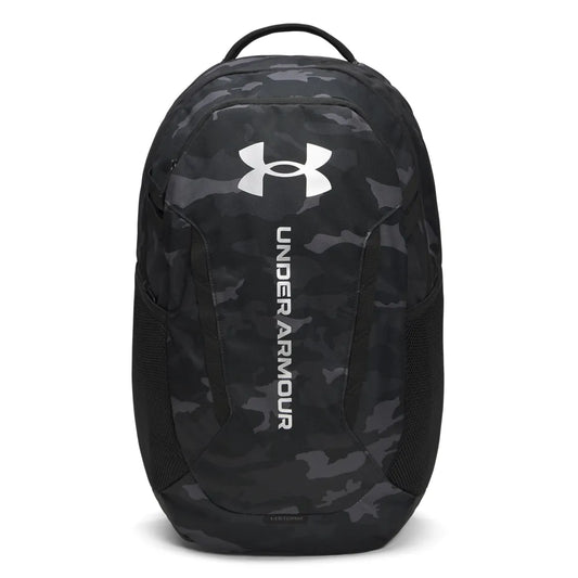under armour hustle 6.0 backpack μπροστινή όψη