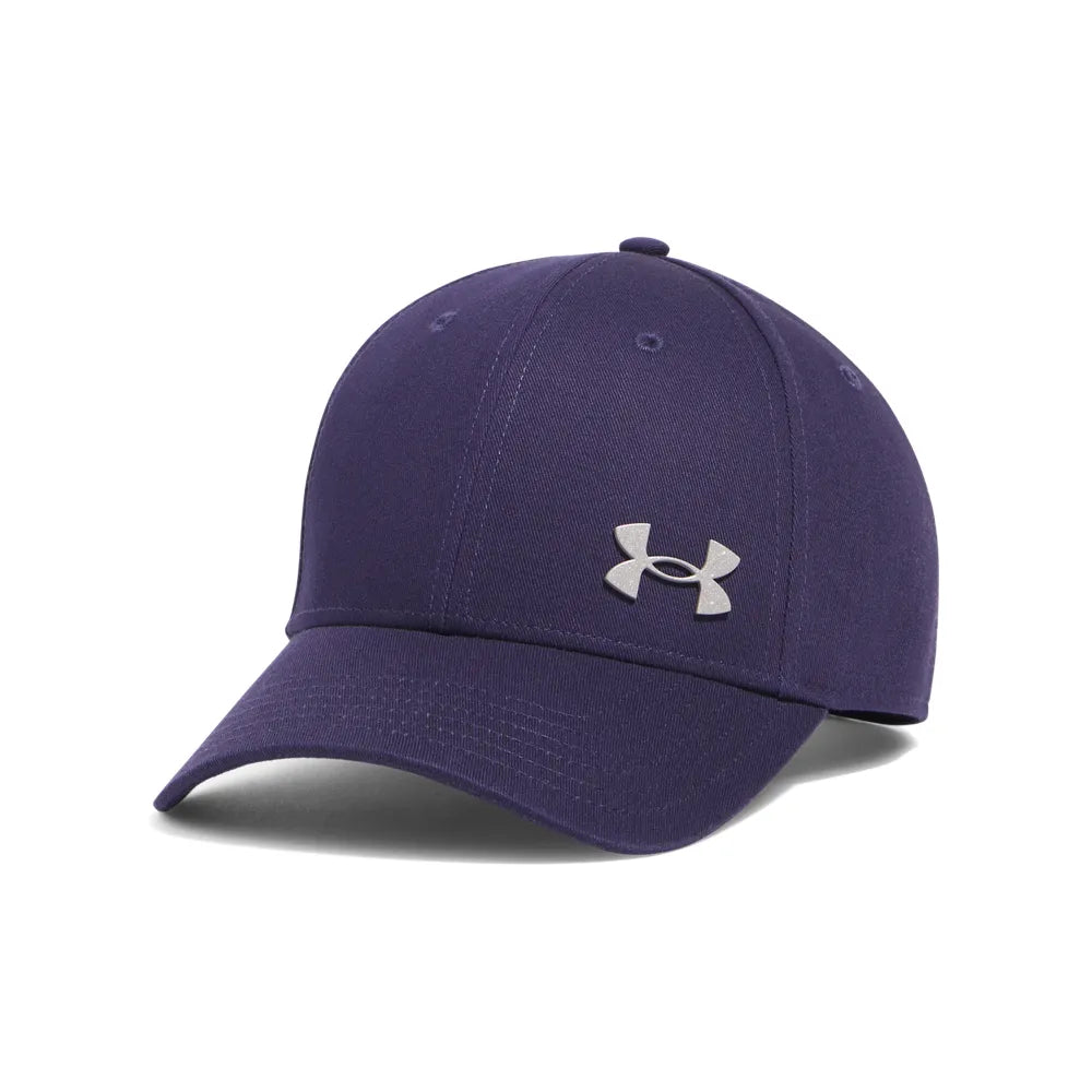 under armour ua sportstyle adj metal cap καπέλο μπροστινή όψη, μπλέ