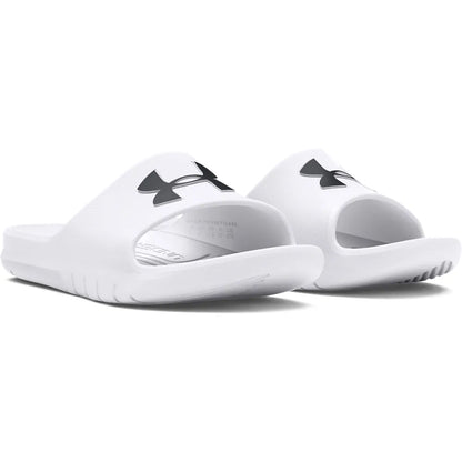  Under Armour PTH SL Slide Λευκό – Τρισδιάστατη λήψη που αναδεικνύει τον καθαρό σχεδιασμό και το αθλητικό στυλ